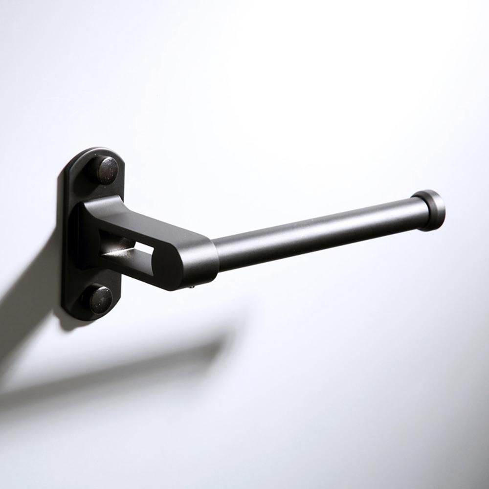 Toilet Paper Holder Wall Mount, Matte Black Toilet Paper Roll Holder, Bathroom Toilet Kitchen Towel Holder