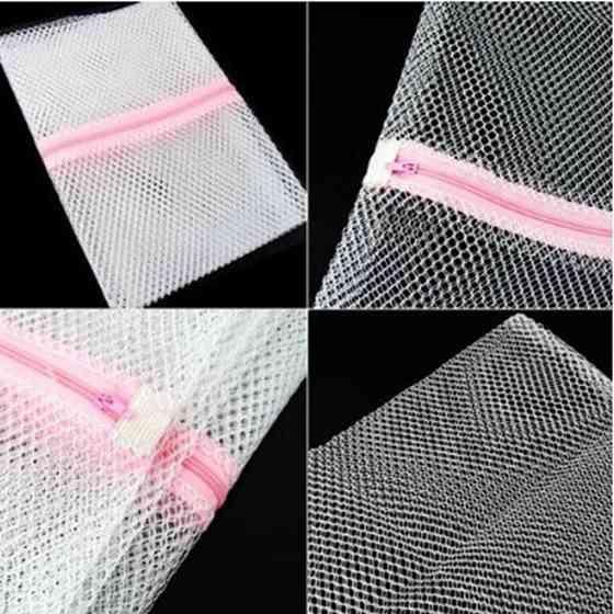 3 x Zipped Laundry Washing Mesh Bags Net Socks Underwear