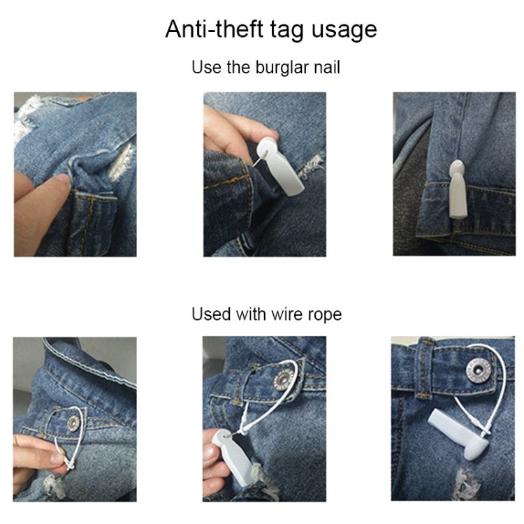 200 PCS HTG-005 Small Hammer Anti-theft Magnetic Buckle