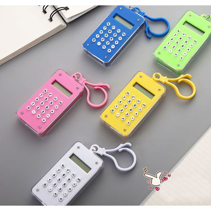 Mini Cute Calculator With 8 Digits Display Portable Pocket