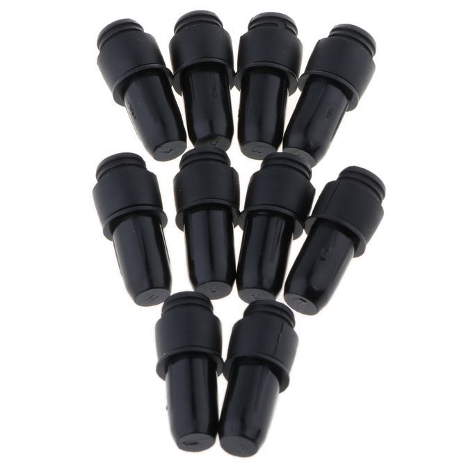10Piece Black Plastic Push Rivet Trim Panel Fastener Clips Sets 052
