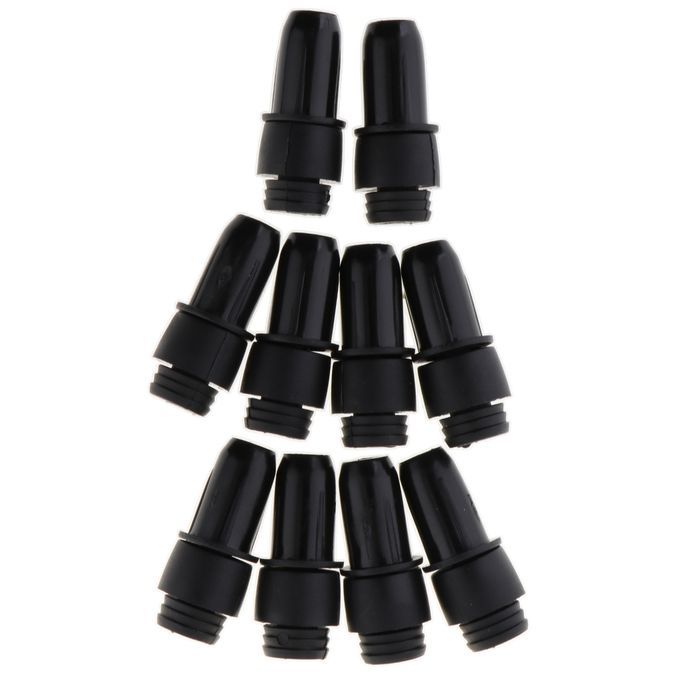 10Piece Black Plastic Push Rivet Trim Panel Fastener Clips Sets 052