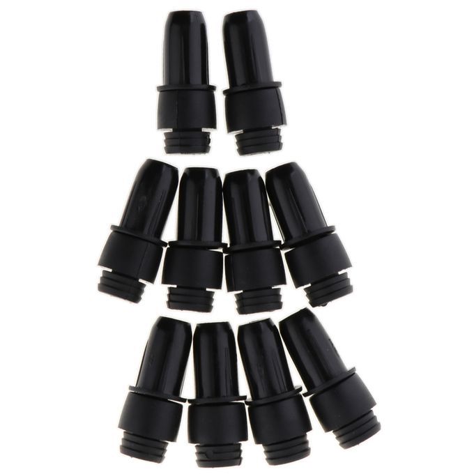 10Piece Black Plastic Push Rivet Trim Panel Fastener Clips Sets 052
