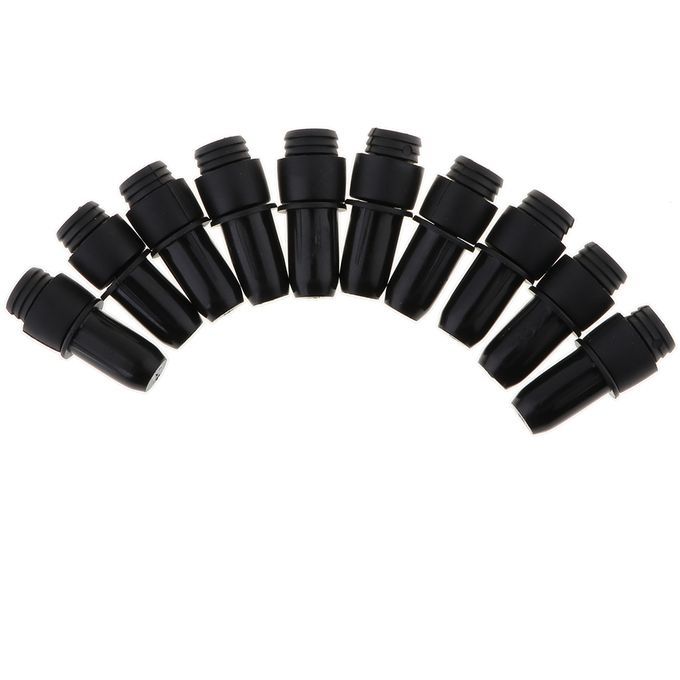 10Piece Black Plastic Push Rivet Trim Panel Fastener Clips Sets 052