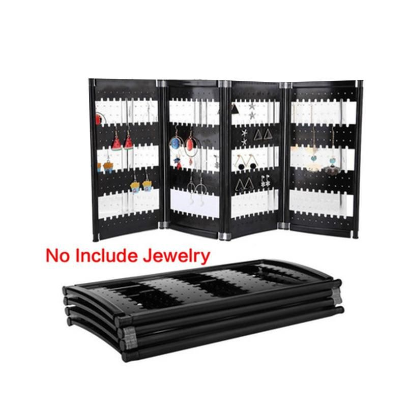 Foldable Necklace Stand Plastic Jewelry Display Earring Rack