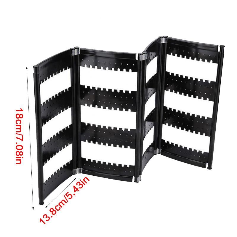 Foldable Necklace Stand Plastic Jewelry Display Earring Rack