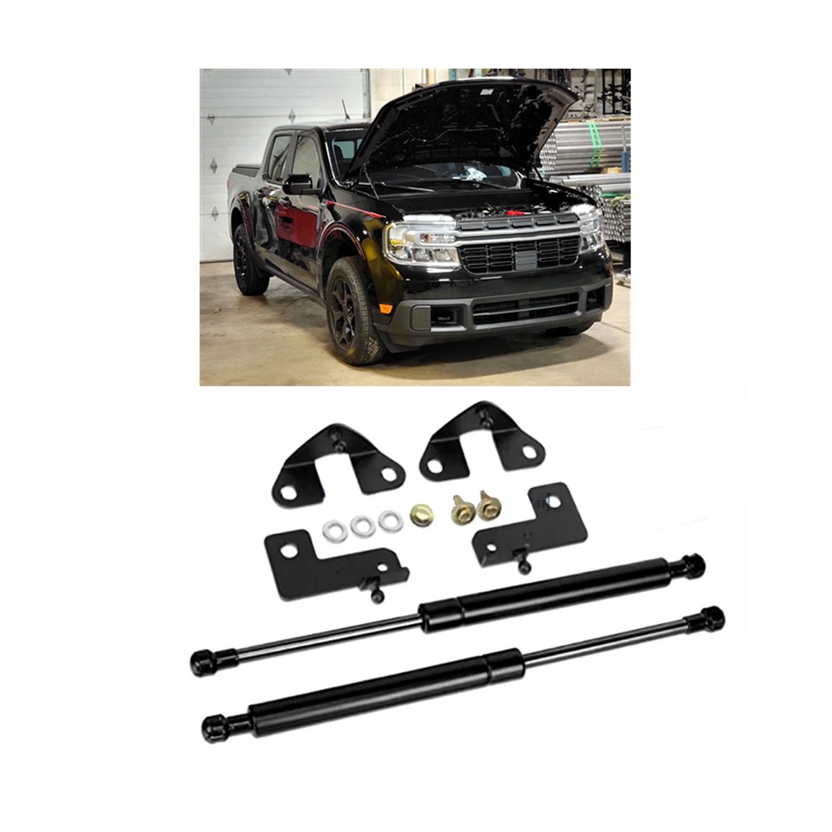 2PCS Front Engine Hood Lift Support Shock Strut for Ford