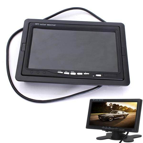 LCD Screen Car For Rear View Backup Camera 7 Inch
