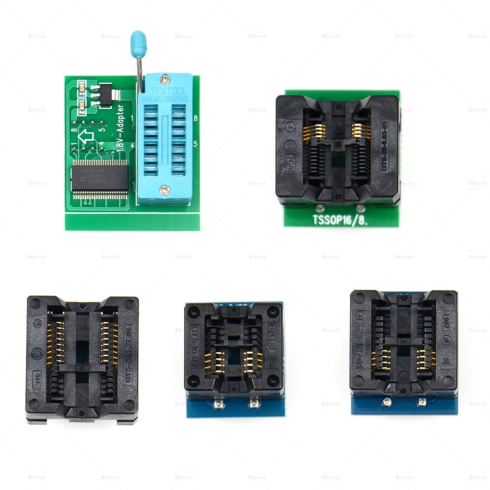 100%  EZP2023 USB  Programmer + 12 Adpters Support 24 25 93 95  Flash Bios