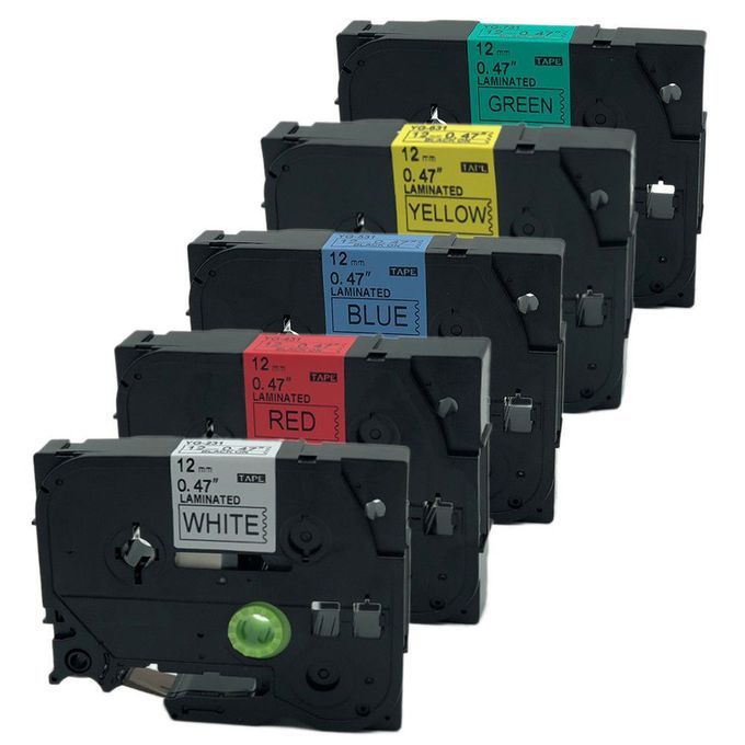 9 Mm Label Tape Compatible For Brother Waterproof Easy To Peel