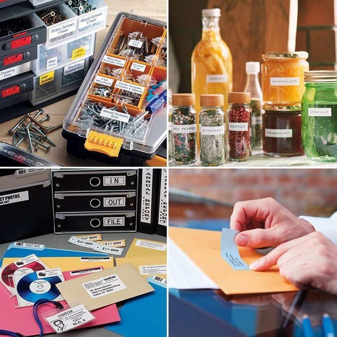 9 Mm Label Tape Compatible For Brother Waterproof Easy To Peel