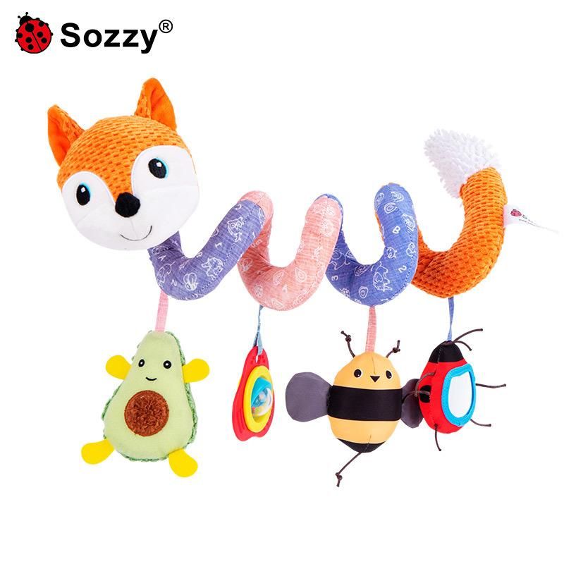 SOZZY crib pendant baby plush doll newborn gift bed hanging bed around baby toys wholesale New Elephant Bed Around Pink - No Card