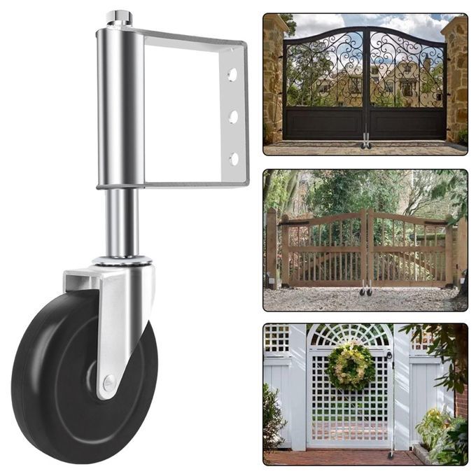 Swivel Gate Wheel Caster Ageing Resistance Gate Wheel Suspension,