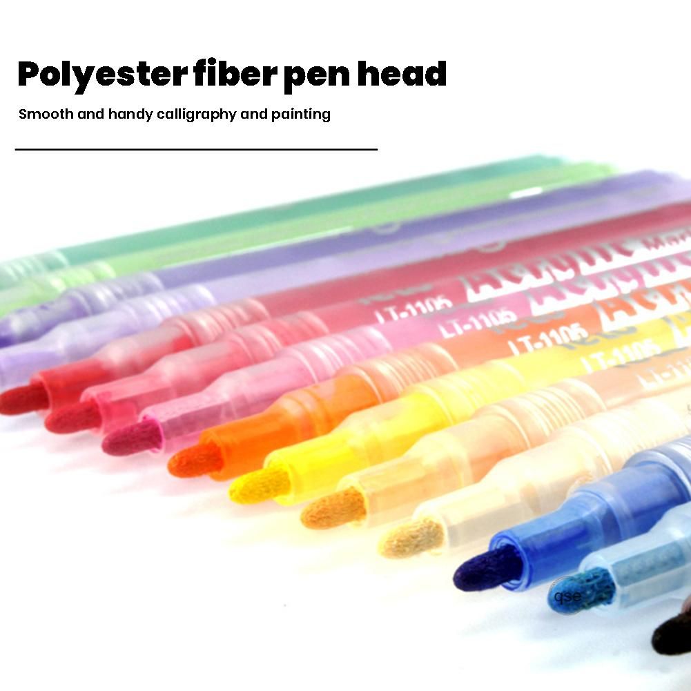 High Pigmented Acrylic Paints Markers DIY Quick Dry Marking