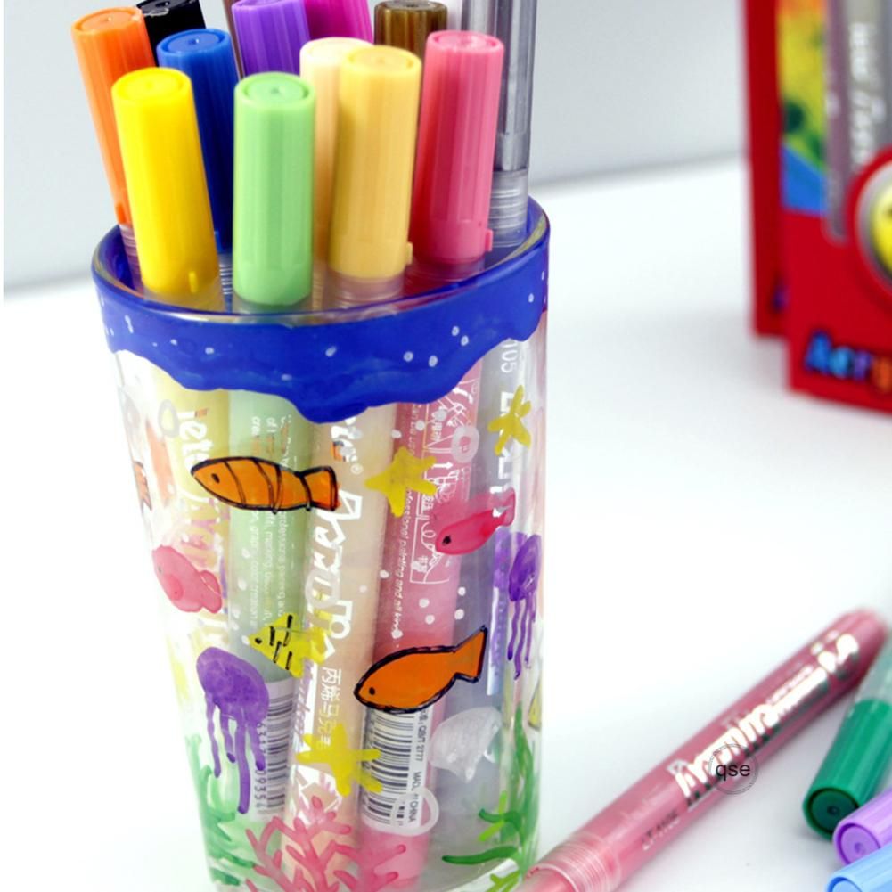 High Pigmented Acrylic Paints Markers DIY Quick Dry Marking