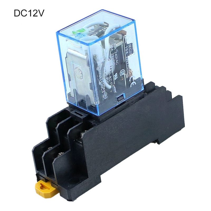 10Pcs LY2NJ JQX-13F DC 12/24V AC 220V 8 Pins Coil