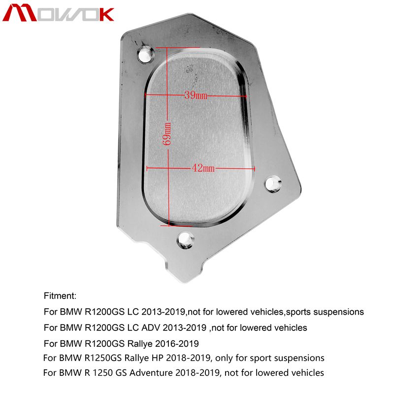 For Bmw R1250gs Rallye Hp R1250 Gs -Motorcycle Cnc Side Pad