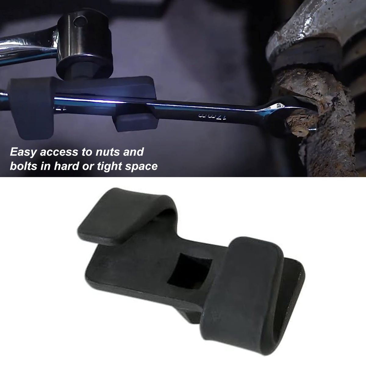 Universal Wrench Extender Adaptor For 1/2 Inch Drive Metal