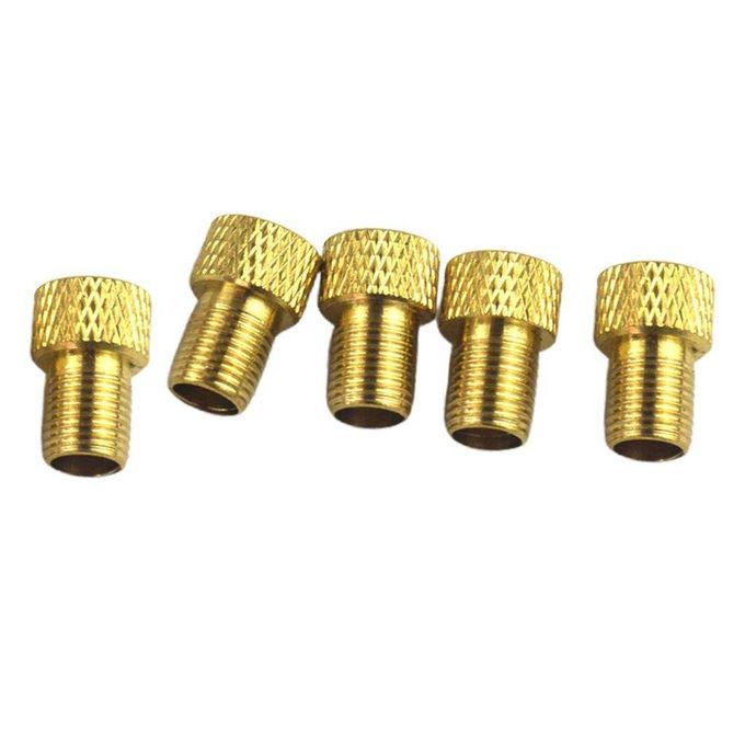 5pcs Car Bike Tire Tube Pump Presta To Schrader Valve Converter