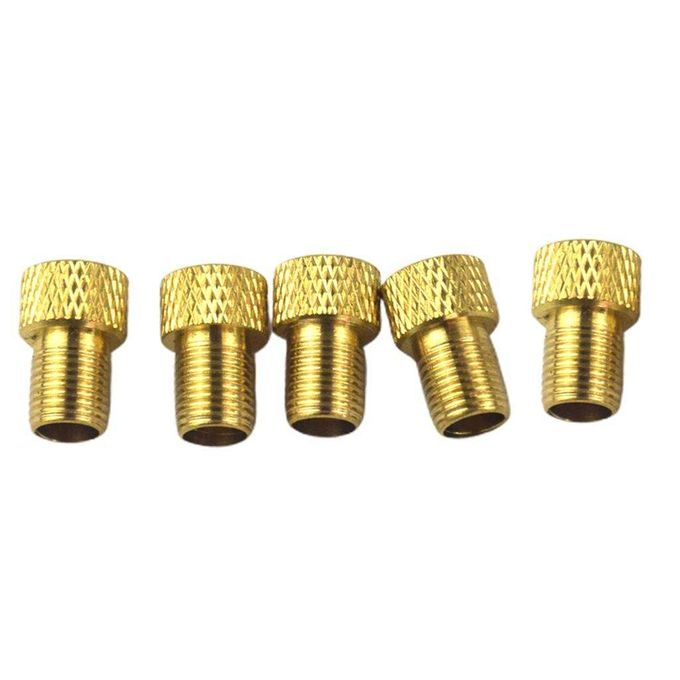 5pcs Car Bike Tire Tube Pump Presta To Schrader Valve Converter