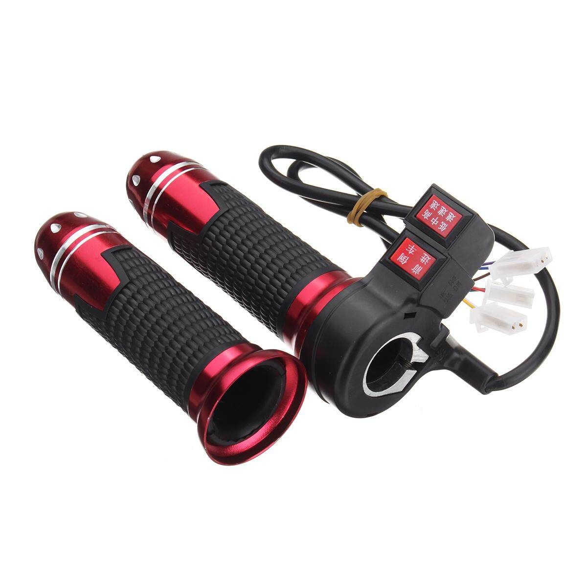 Red 3 Speed Electric Scooter Throttle Grip Handlebar Red (red)