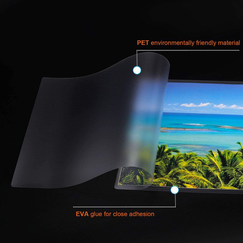 100PCS A4 8C (216x303mm)  Clear Lamination Sheets  Plastic