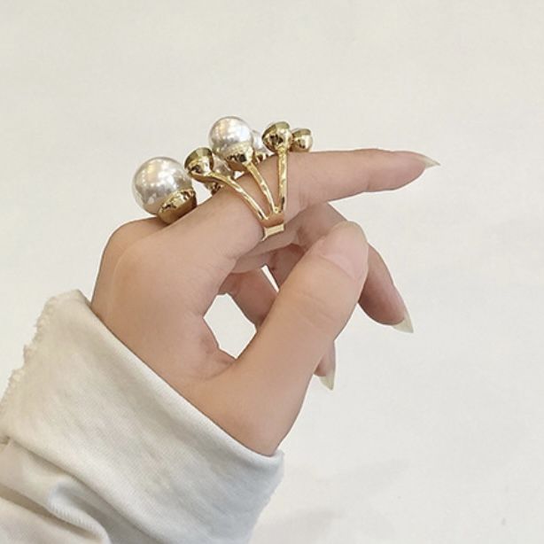 Pearl Cuff Ring