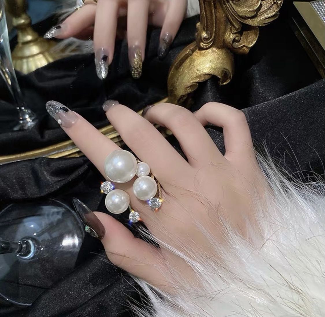 Pearl Cuff Ring