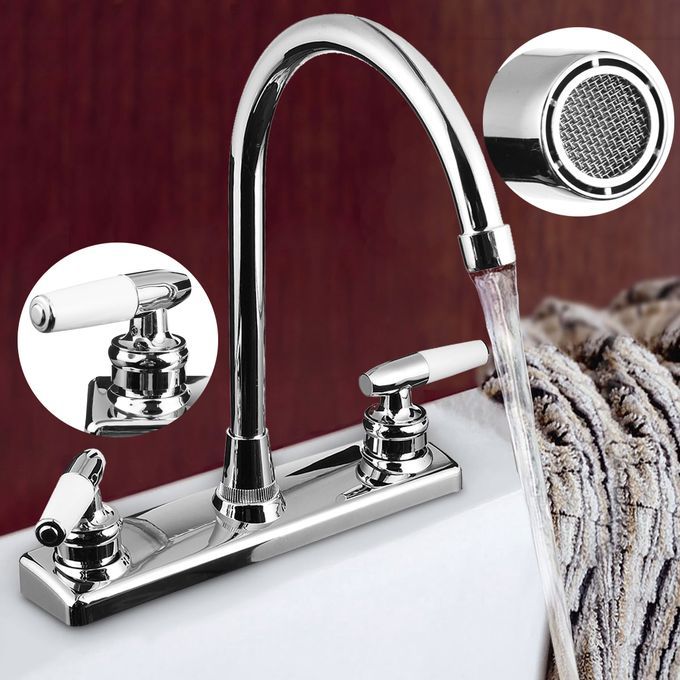 RV/Mobile Home Double Basin Faucet For Kitchen
