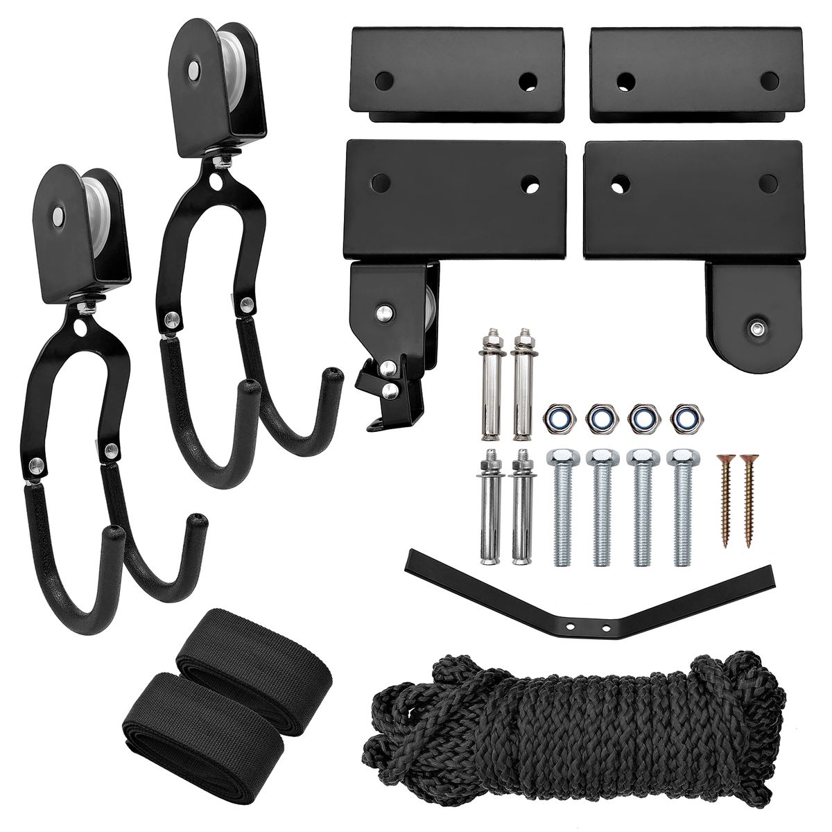 Kayak Lift With Hanging Pulley System Kayak Ceiling Rack