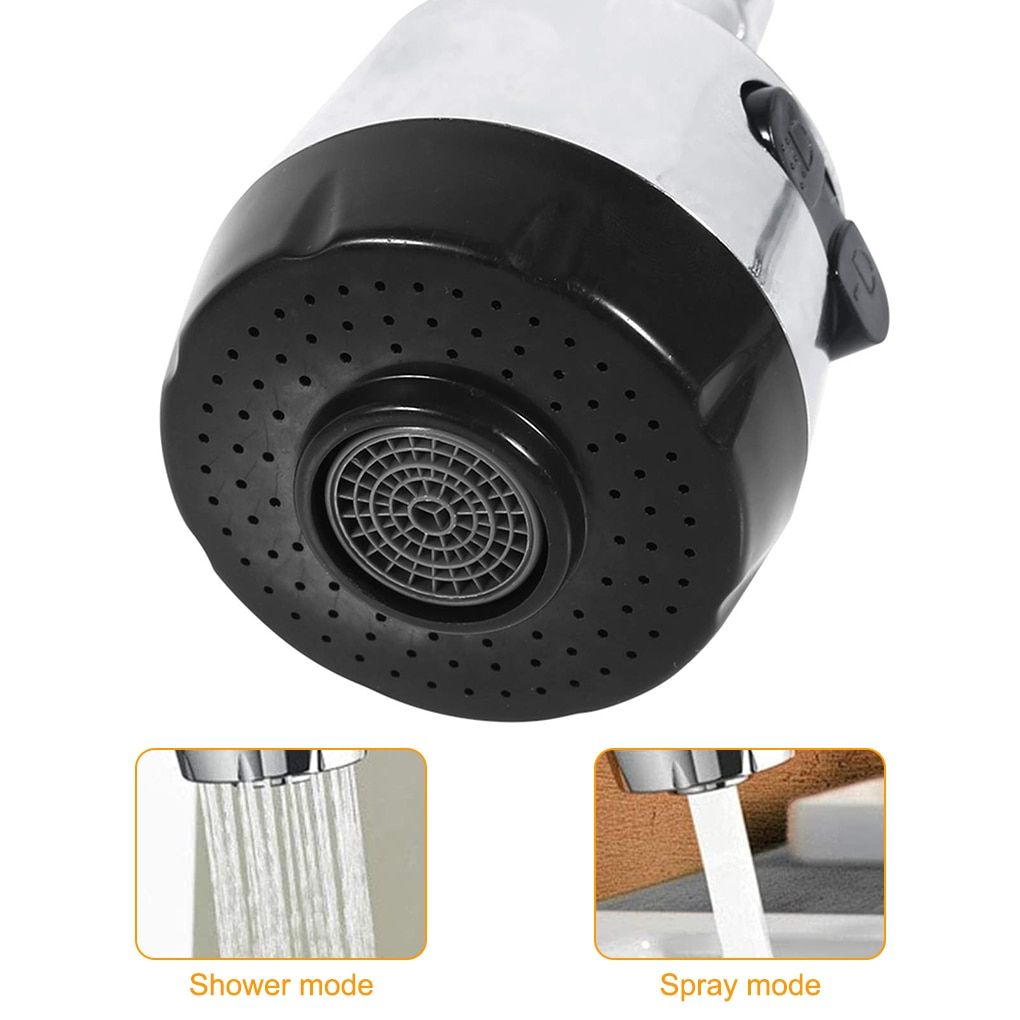 Faucet Aerator Extension Flexible Tap Water Sprayer Basin Stainless Kitchen Sink Faucet  Fittings Single Handle Connection As Show