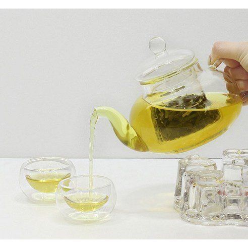 NHB Heat-resistant Glass Teapot 4-piece Gift Set