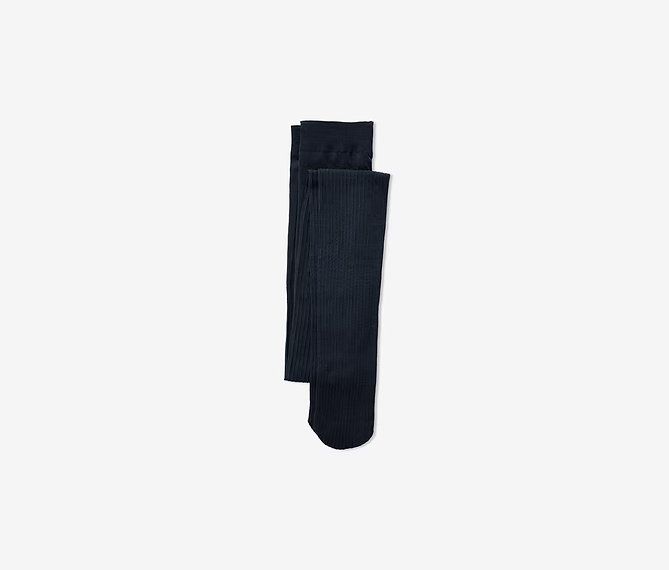 Girls Tights Set Of 2, Navy Blue