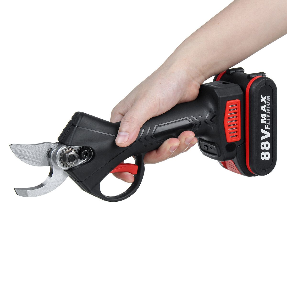 88V Rechargeable Cordless Trimmer ,Electric Pruning Shears Secateur ,Tree Branch Pruner Gardening Tools