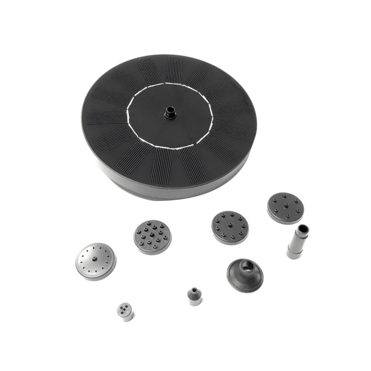 160mm Mini Solar Water Fountain Pool Pond Waterfall Garden Decoration Outdoor Bird Bath Solar Powered Fountain Floating