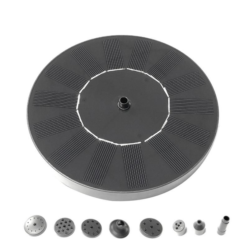160mm Mini Solar Water Fountain Pool Pond Waterfall Garden Decoration Outdoor Bird Bath Solar Powered Fountain Floating