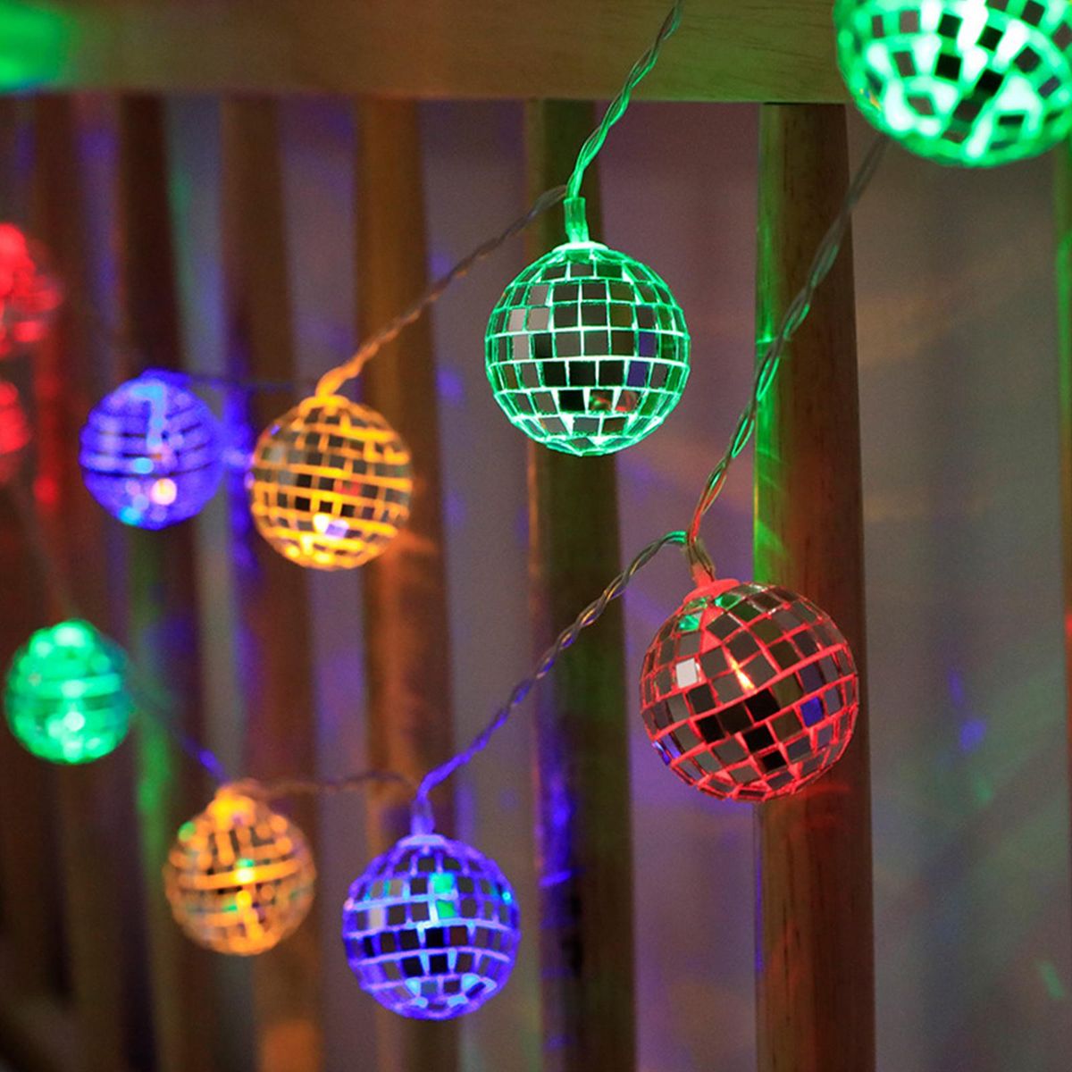 10ft 20LED Globe String Lights Decorative Hanging Lights Balls Fairy String Lights Battery Powered World Cup Lighting for Indoor Outdoor Garden Patio