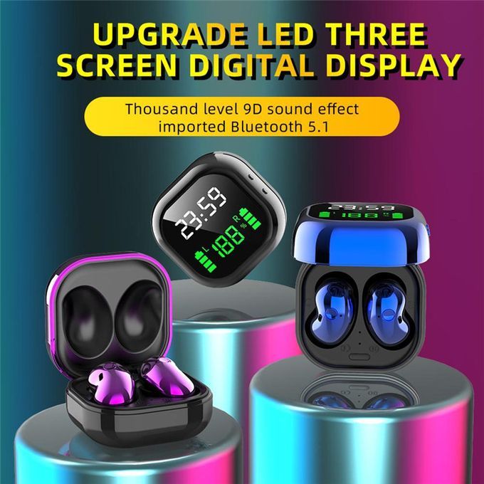 TWS Bluetooth Earphone Touch Wireless Headphones Sports Waterproof Earbuds With Mic
