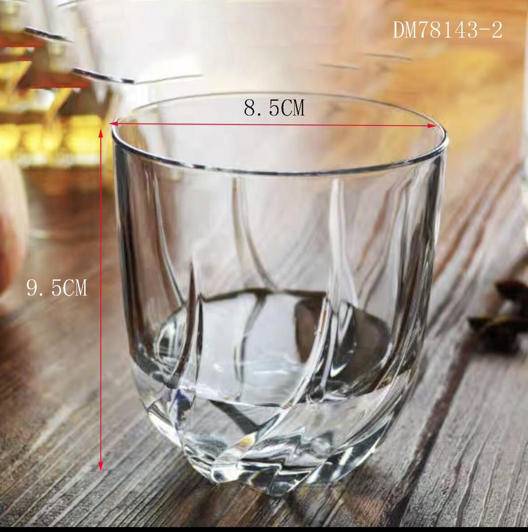 Delicate Glass Ware Transparent Glass Cup { 6pcs }
