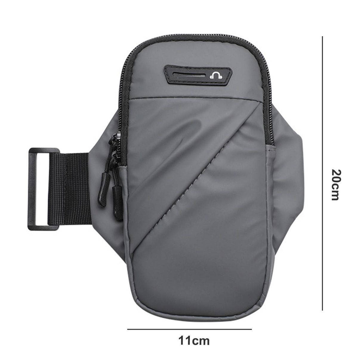 Running Phone Bag Phone Holder Running Armband Black