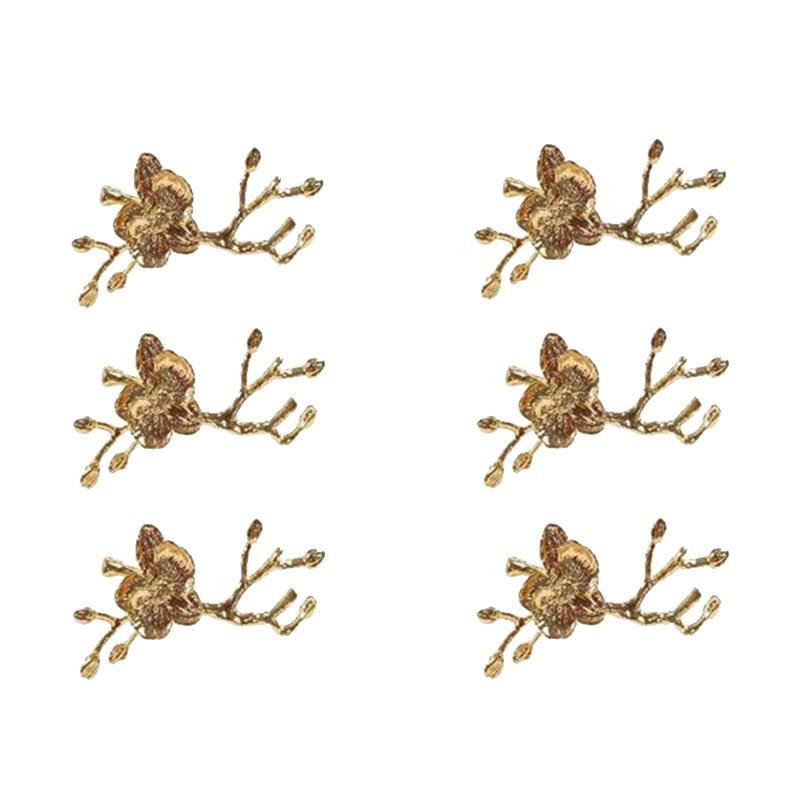Plum Blossom Branch Design Napkin Holder Napkin Ring