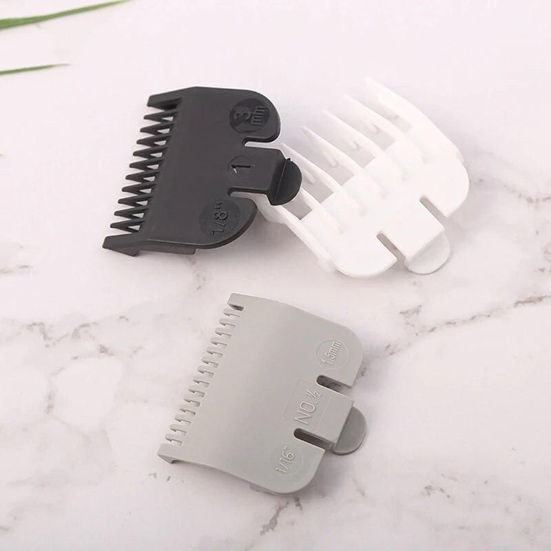 3Pcs/set Universal Hair Clipper Limit Comb Guide Attachment Barber Replacement