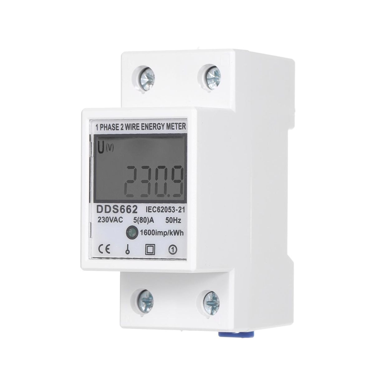 AC 230V  Single Phase  Energy Meter Without  Backlight DDS662