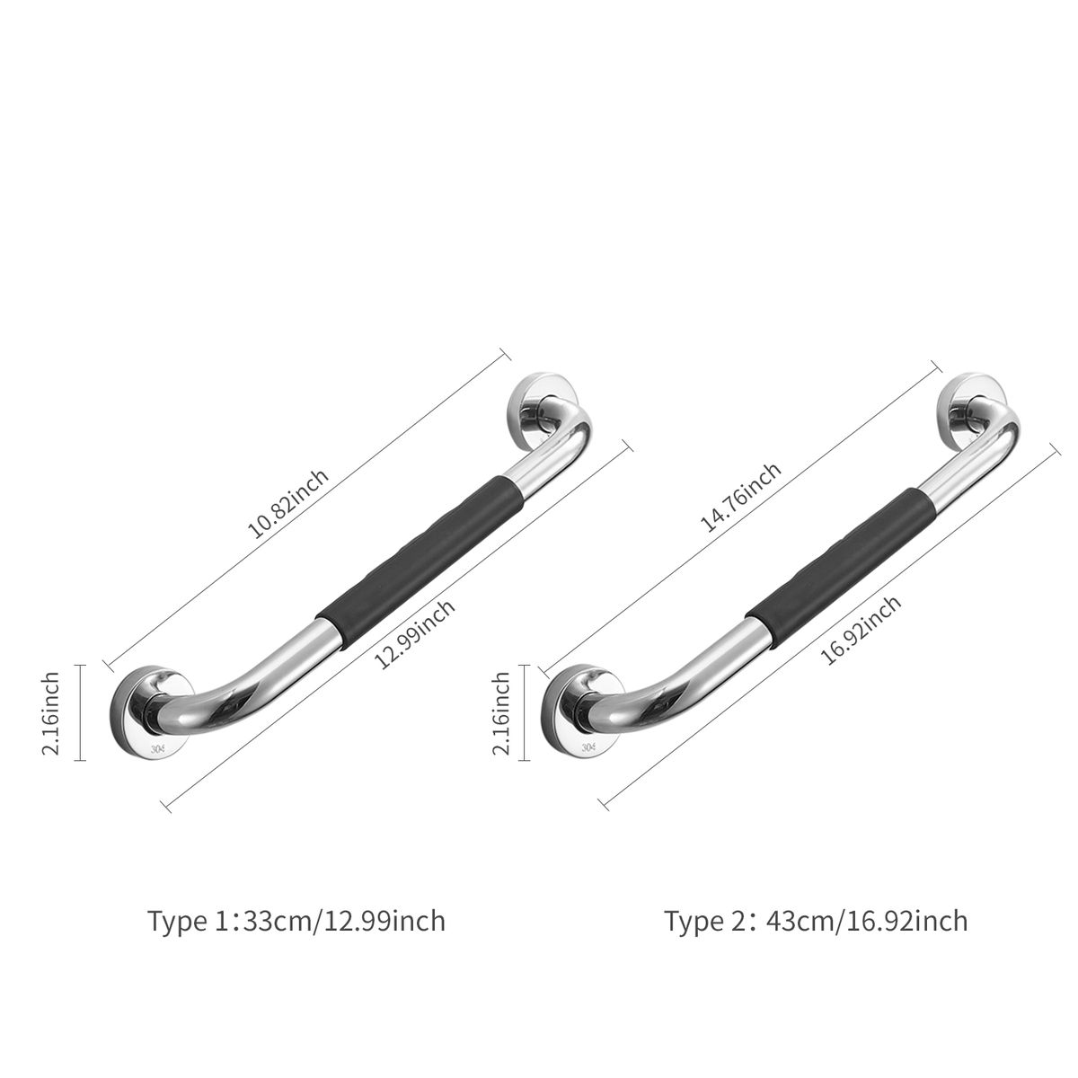 Bathroom Grab Bar Toilet Shower Bathtub Handicap Support