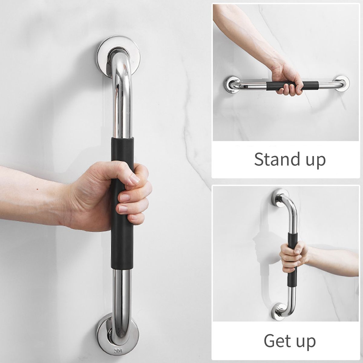 Bathroom Grab Bar Toilet Shower Bathtub Handicap Support