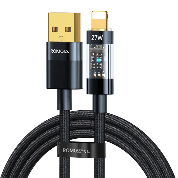 ROMOSS USB/Type-C To 8 Pin Fast Charging Data Cable 1m