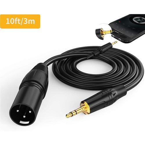 3.5mm Male To XLR Male Audio Link Cable, XLR To Phone Cable