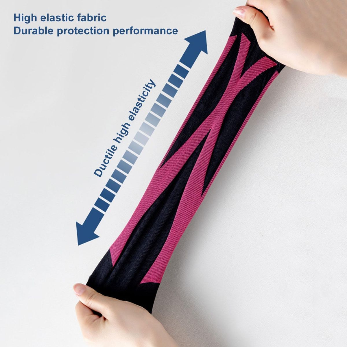 1 Pair Calf Compression Sleeves Elastic Compression Calf Sleeves Leg Pink Black