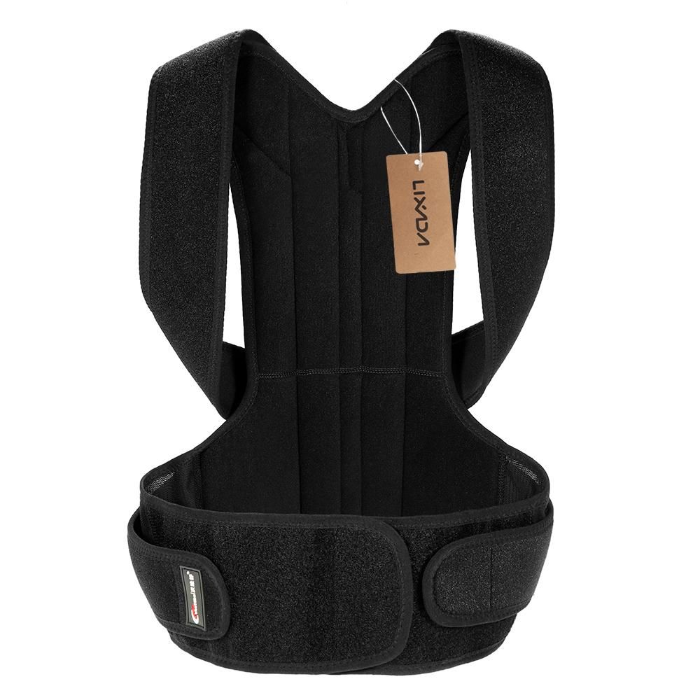 Lixada Back Posture Corrector Brace Clavicle Shoulder Corrector Strap Adjustable Splint Shoulder Upper Lower Back Relief Support Brace Strap