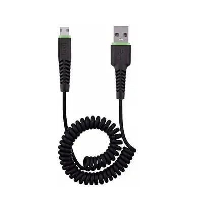 Budi Coiled Micro USB Cable- 150ms